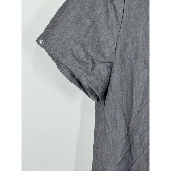 B 35- Figs Scrub Gray Catarina One-Pocket Scrub Top Size Medium - Picture 4 of 8
